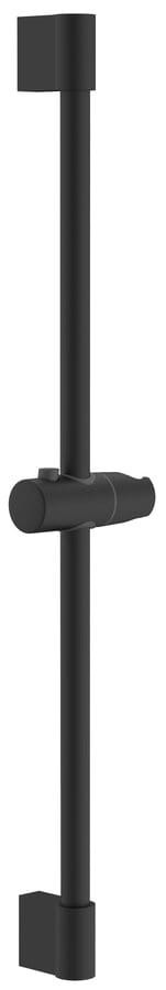 Sapho Drążek prysznicowy uchwyt przesuwny okrągły 708mm ABS/czarny mat - 1202-02B