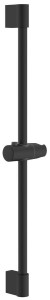 Sapho Drążek prysznicowy uchwyt przesuwny okrągły 708mm ABS/czarny mat - 1202-02B