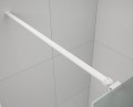 ESCA WHITE MATT jednoczęściowa kabina przysznicowa Walk-In, szkło Flute, 1500 mm