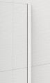 ESCA WHITE MATT jednoczęściowa kabina przysznicowa Walk-In, montaż przy ścianie, szkło matowe, 1300 mm
