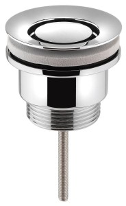 Korek umywalkowy 5/4'', niezamykany, wys: 3-65mm, chrom