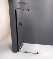 MODULAR SHOWER ścianka z wysuwanym panelem 1000 mm, czarny