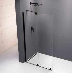 MODULAR SHOWER drzwi przesuwne 1600 mm, czarny