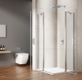 LORO kabina prysznicowa 900x900 mm, wejście z rogu