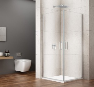 LORO kabina prysznicowa 900x900 mm, wejście z rogu