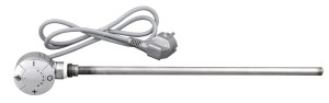 Grzałka elektryczna z termostatem, kabel prosty, 500 W, Chorm