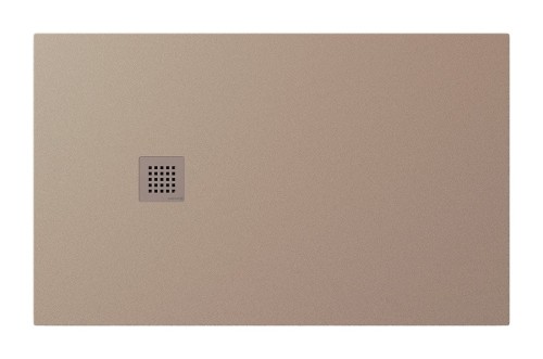 TRENECA brodzik kompozytowy z możliwością docinania 130x80cm, beżowy mat