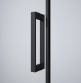 DRAGON BLACK kabina prysznicowa 1600x900mm wariant L/P