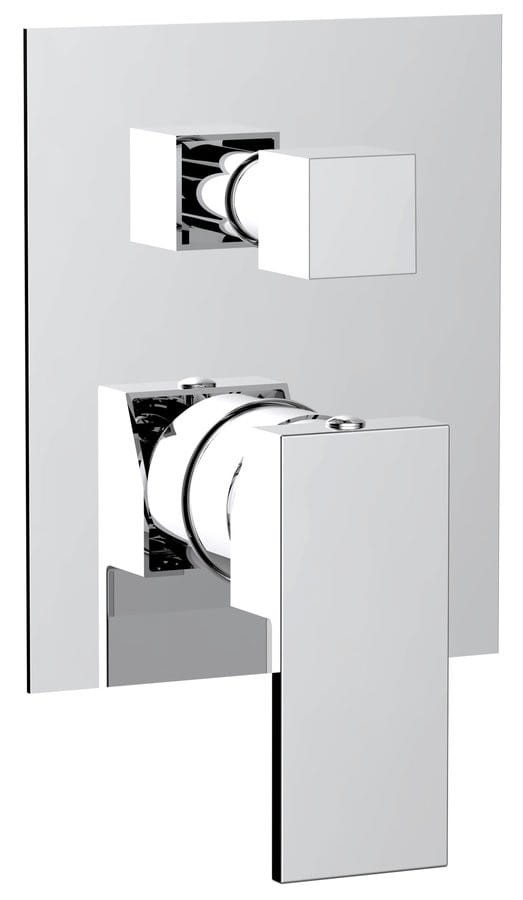 Sapho CUBEMIX bateria prysznicowa podtynkowa 2 wyjścia chrom - CM042 