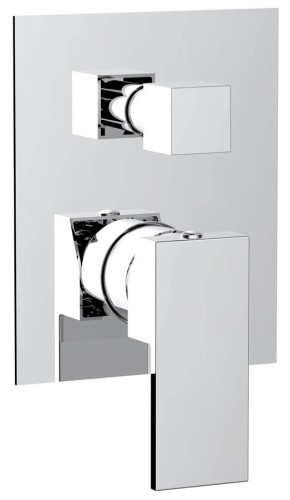 CUBEMIX bateria prysznicowa, podtynkowa, 2 wyjścia, chrom