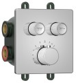 SMARTSELECT bateria prysznicowa podtynkowa, skrzynka, 2 wyjścia, chrom