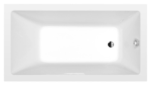 NOEMI wanna prostokątna 160x80x39cm, biały