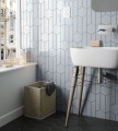 CHEVRON WALL płytki ścienne White Matt Right 18,6x5,2 (EQ-3) (0,5m2)