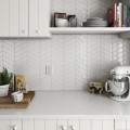 CHEVRON WALL płytki ścienne White Matt Right 18,6x5,2 (EQ-3) (0,5m2)