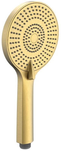 Słuchawka prysznicowa z masażem, 3 tryby, Ø 120 mm, ABS/złoto mat