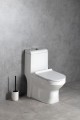 HUBERT kompakt WC, odpływ pionowy/poziomy, biały
