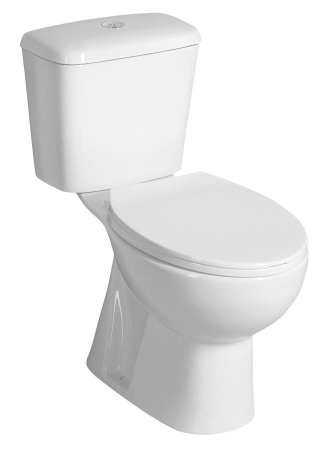 MANUEL kompakt WC, mechanizm spłukujący - 3/6 LT, odpływ pionowy, biały