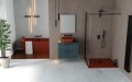 FLEXIA brodzik kompozytowy z możliwością docinania 130x80cm, brązowy mat