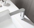 Sensorowa bateria stojąca z regulacją temperatury, 6V DC (4xAA), chrom