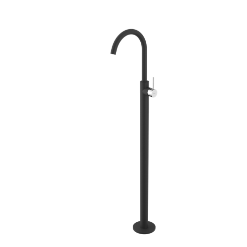 ULTRAMIX bateria umywalkowa do podłogi, czarny mat/chrom