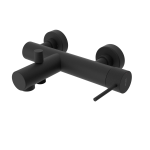 ULTRASAN bateria wannowa ścienna, czarny mat