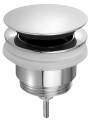 Odpływ umywalkowy 5/4”, Click-Clack, duży korek, 10-45mm, chrom