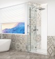 TRINITY CHROME drzwi prysznicowe do wnęki 1100 mm, szkło czyste, lewe