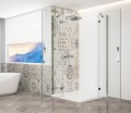 TRINITY CHROME kabina prysznicowa 1000x1000mm, wejście z rogu, szkło czyste