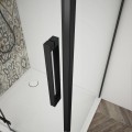 TRINITY BLACK kabina prysznicowa 1000x800mm, wejście z rogu, szkło czyste