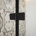 TRINITY BLACK kabina prysznicowa 1000x800mm, wejście z rogu, szkło matowe