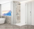TRINITY CHROME kabina prysznicowa 900x800mm, wejście z rogu, szkło matowe