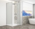 TRINITY CHROME kabina prysznicowa 1000x800mm, szkło matowe, prawe