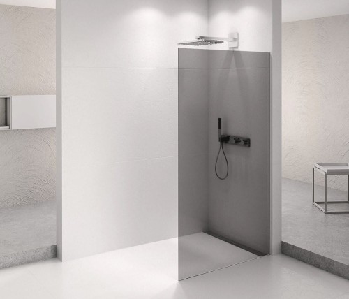 ARCHITEX CHROM walk-in, 662 mm, szkło dymione