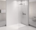 ARCHITEX CHROM walk-in, 862 mm, szkło Flute