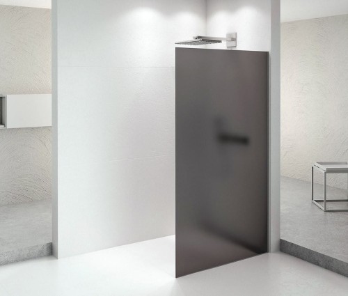 ARCHITEX CHROM walk-in, 662 mm, szkło mat dymione