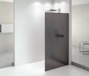 ARCHITEX CHROM walk-in, 962 mm, szkło mat dymione