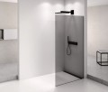 ARCHITEX BLACK MATT walk-in, 1362 mm, szkło dymione