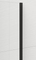ESCA BLACK MATT jednoczęściowa kabina przysznicowa Walk-In, montaż przy ścianie, szkło mat dymione, 900 mm