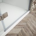 TRINITY CHROME kabina prysznicowa 1000x1200mm, szkło czyste, lewe