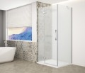 TRINITY CHROME kabina prysznicowa 900x800mm, szkło matowe, lewe