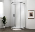 EASY kabina prysznicowa półokrągła 900x900mm, szkło czyste