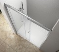 UGGA drzwi prysznicowe przesuwne 1100mm, szkło czyste
