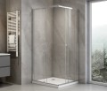 AGGA kabina prysznicowa 900x800mm, szkło czyste