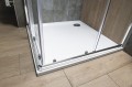 AGGA kabina prysznicowa 900x800mm, szkło czyste