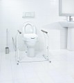 HANDICAP Podpora przenośna do WC, biała