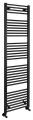 DIRECT grzejnik łazienkowy 450x1680 mm, czarny mat