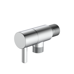 Zawór kątowy przyłączeniowy 1/2x3/8 mosiężny - AORO211111