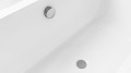 Zestaw odpływowy z korkiem automatycznym, długość 1000mm, korek 72mm, chrom