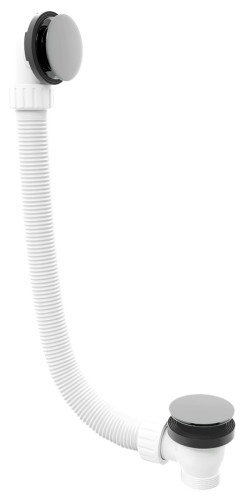 Zestaw odpływowy, klik-klak, długość 1200mm, korek 72mm, chrom