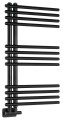 NYMPHA grzejnik łazienkowy 500x800mm, czarny mat